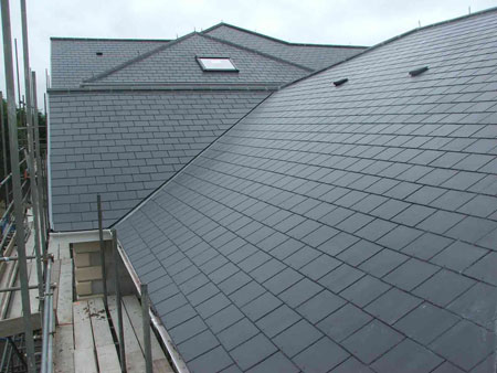 Tile and slate roofing installation